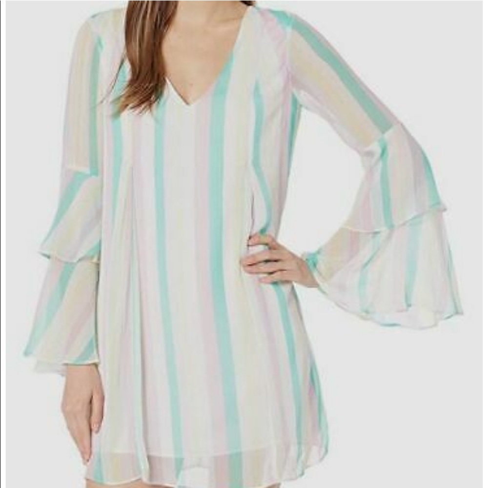 BCBGeneration pastel stripe dress